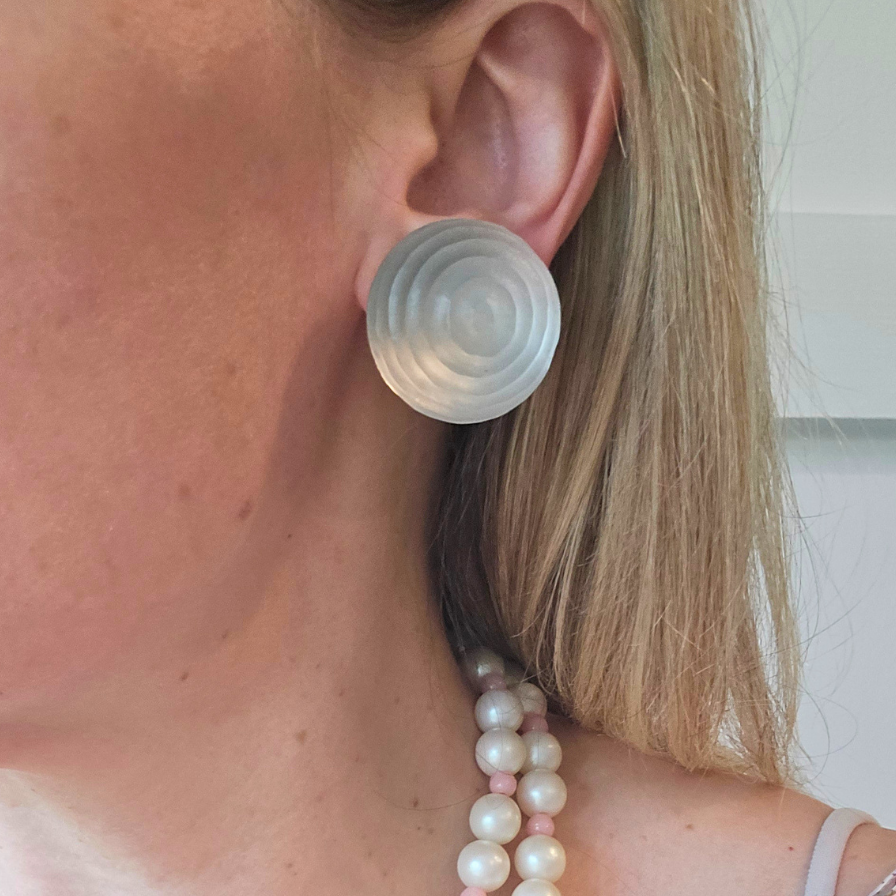 Vintage Lucite Alexis Bittar Earrings