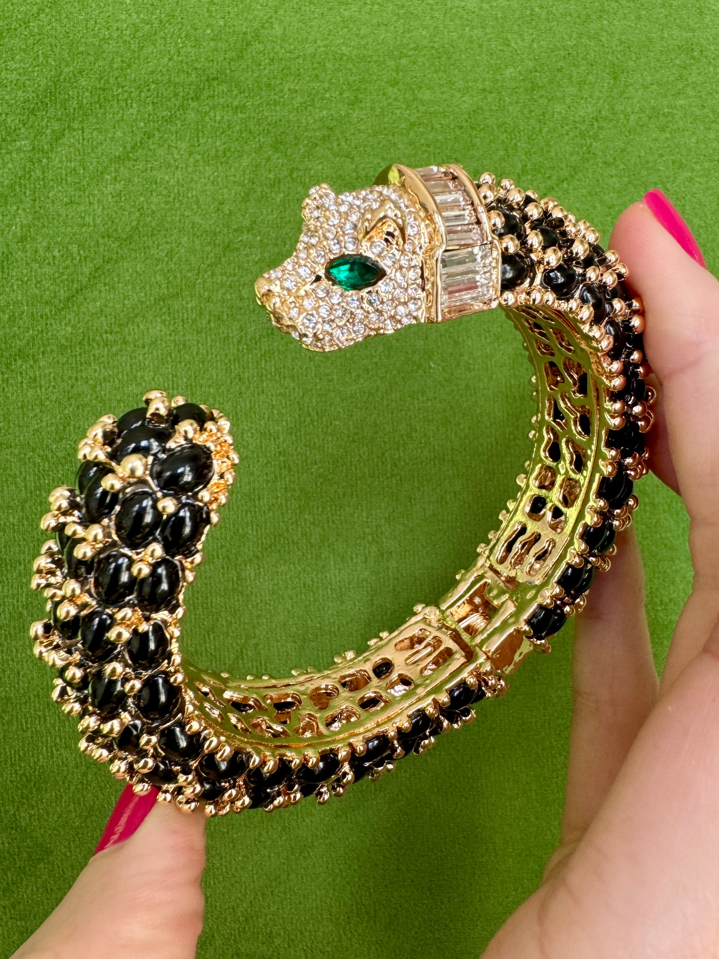 Niiki Paris Classic Black Panther Bracelet