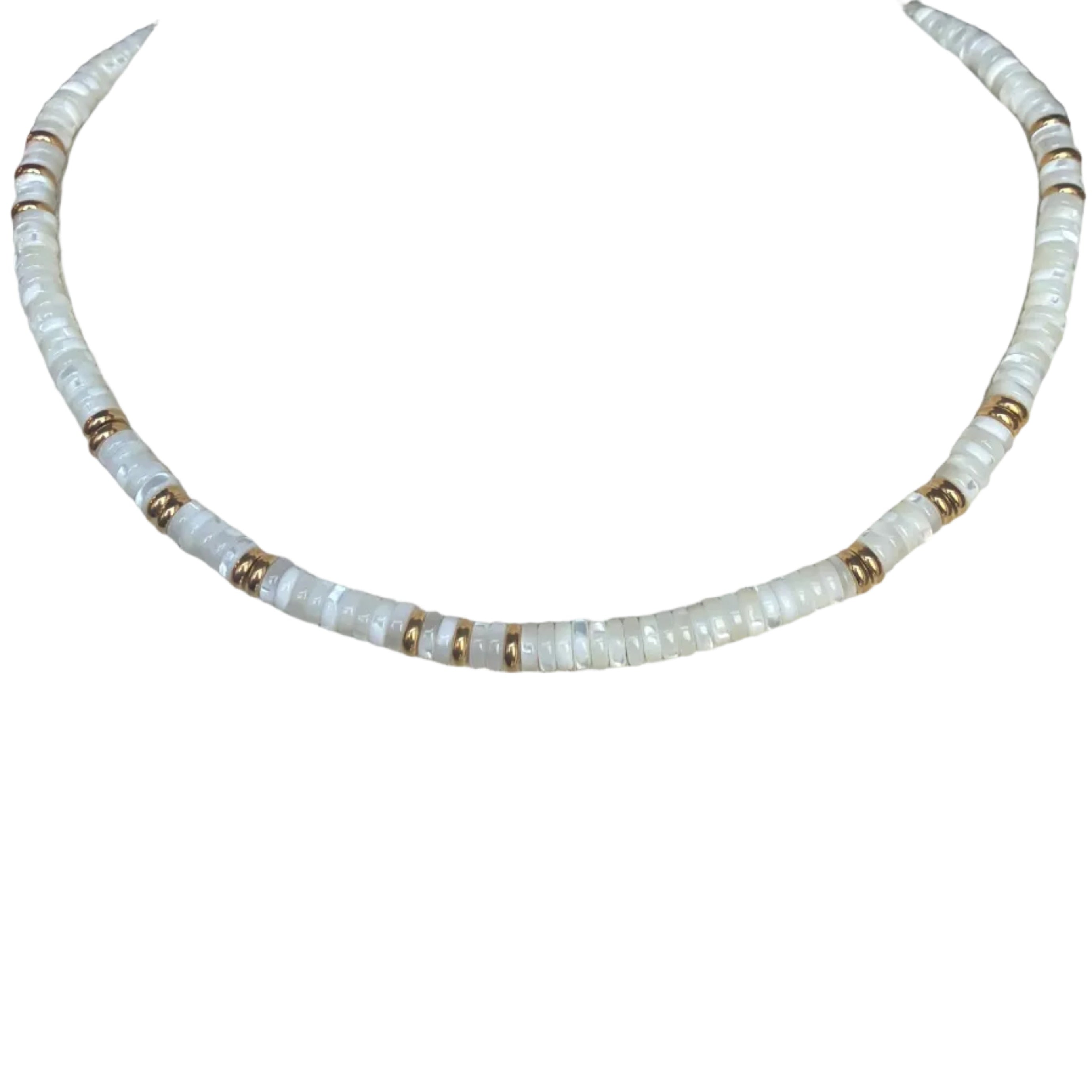 French Stone Beaded Necklace