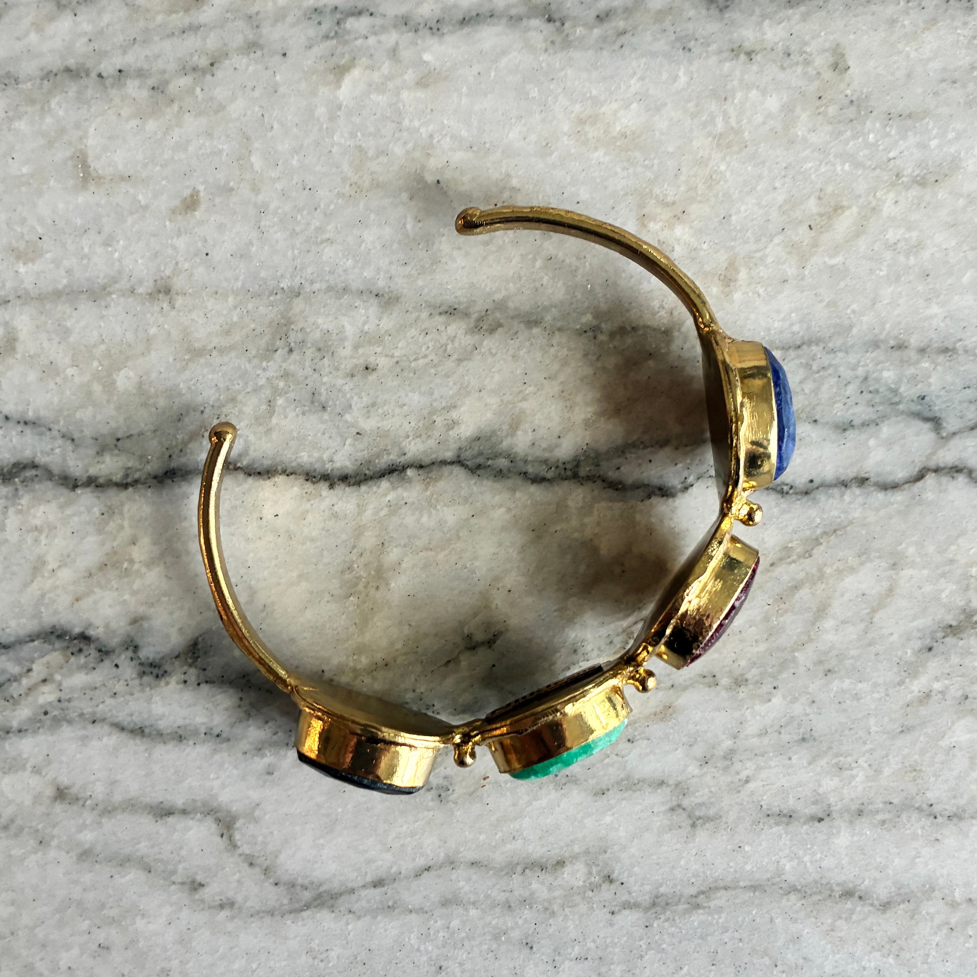 French Stone Cuff Bracelet