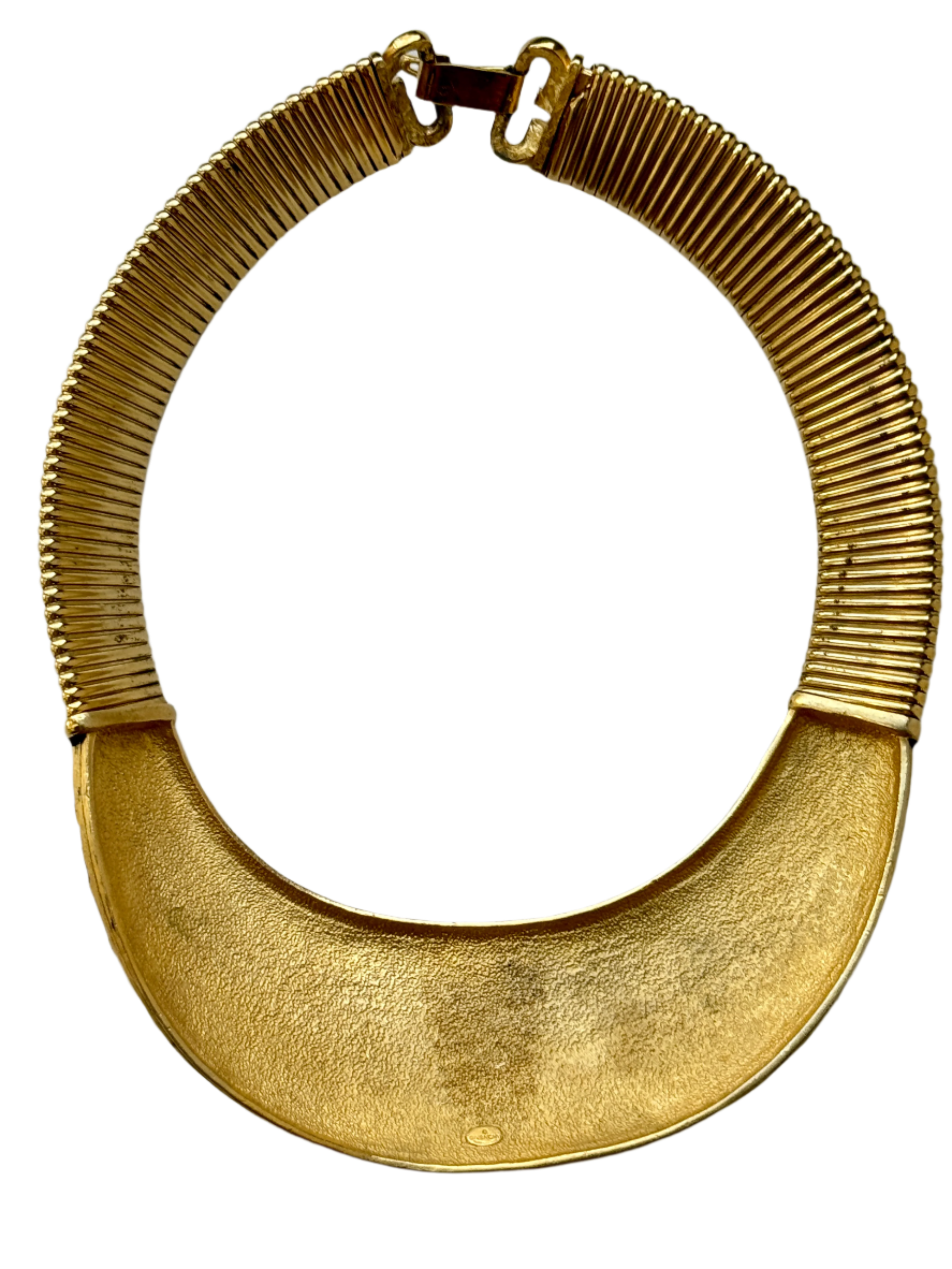 Designer Givenchy Zebra Enamel Collar Necklace