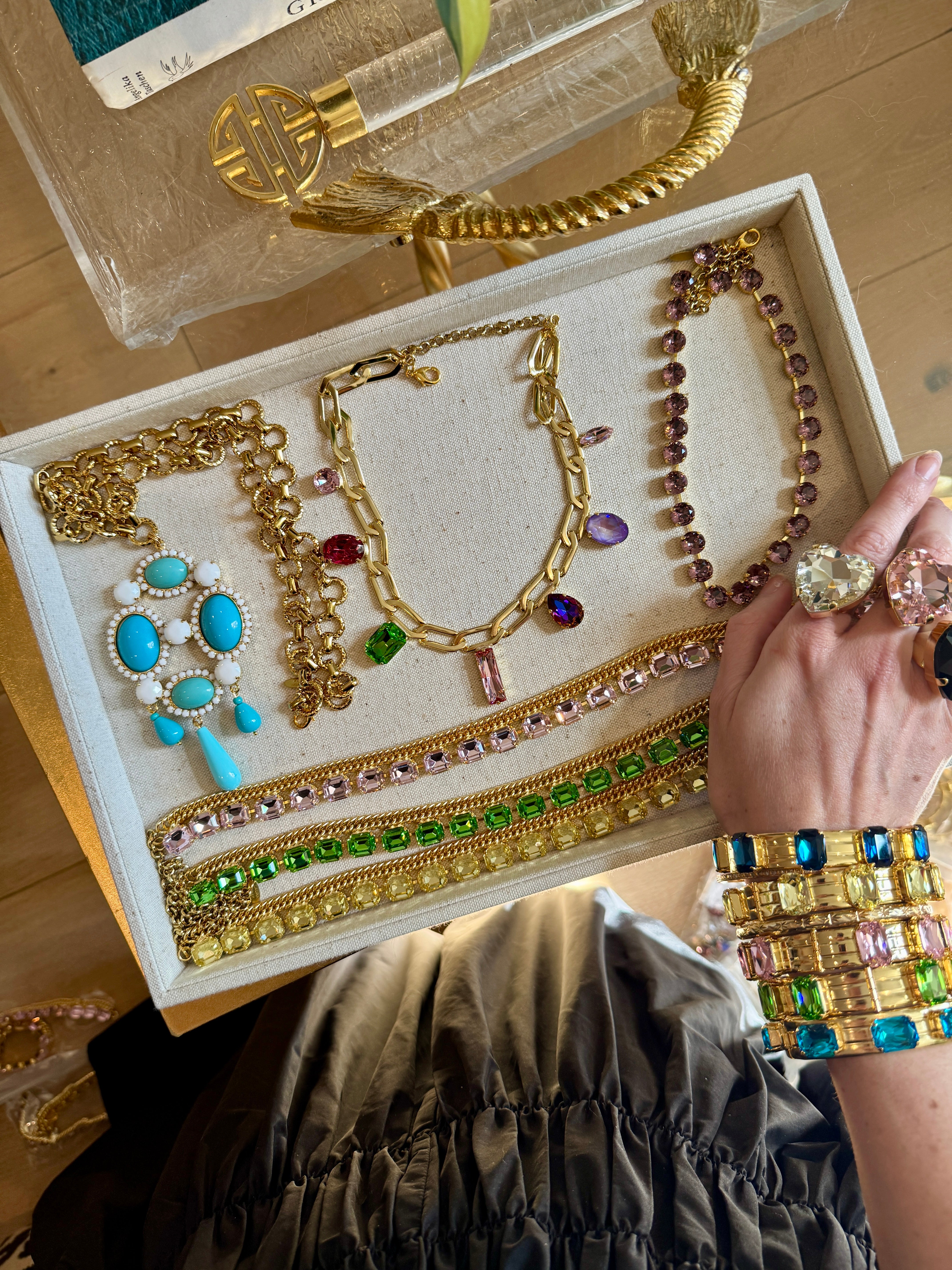 Chloe Crystal Choker Four Colors