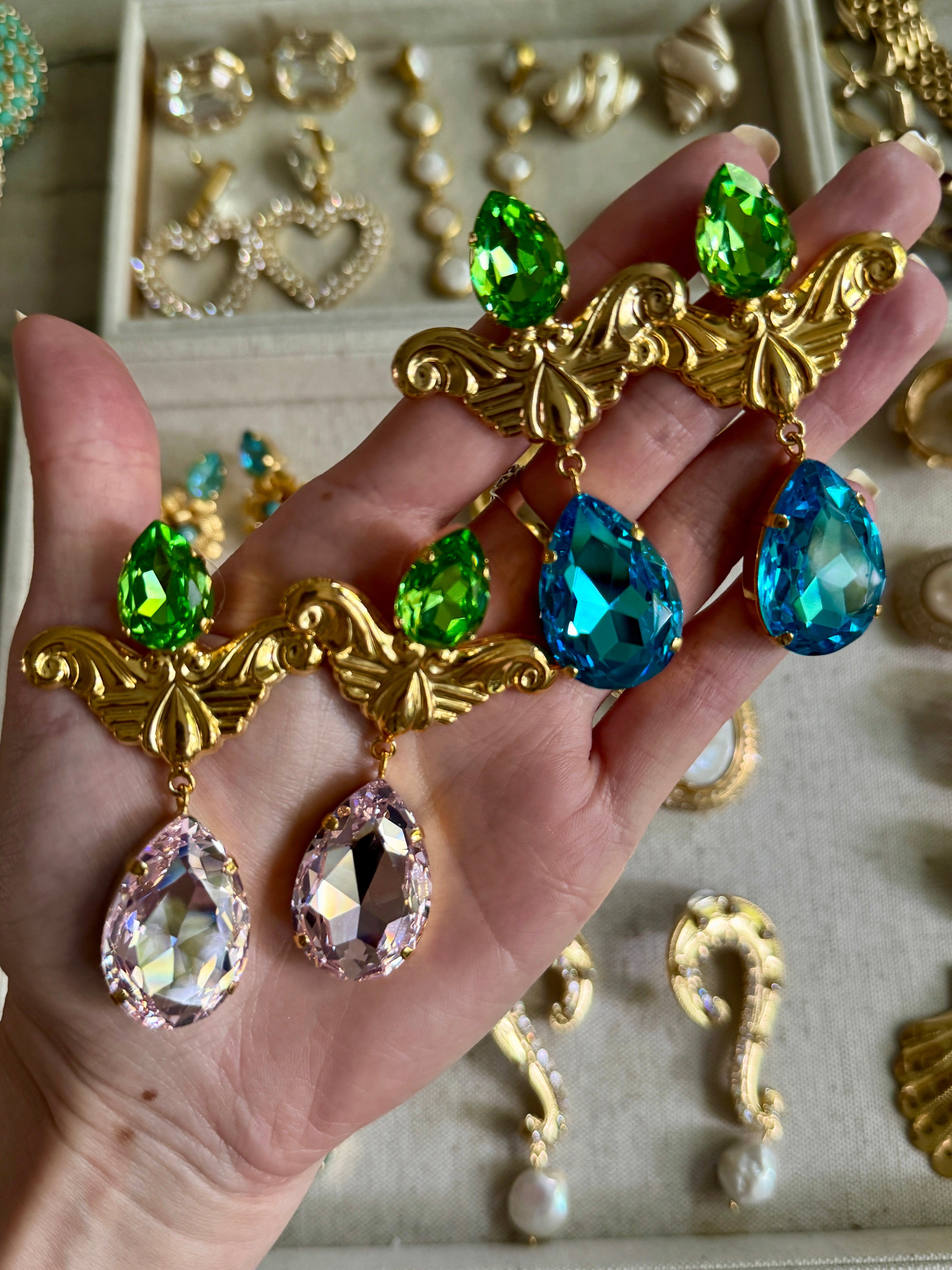 Juliette Pink Earrings