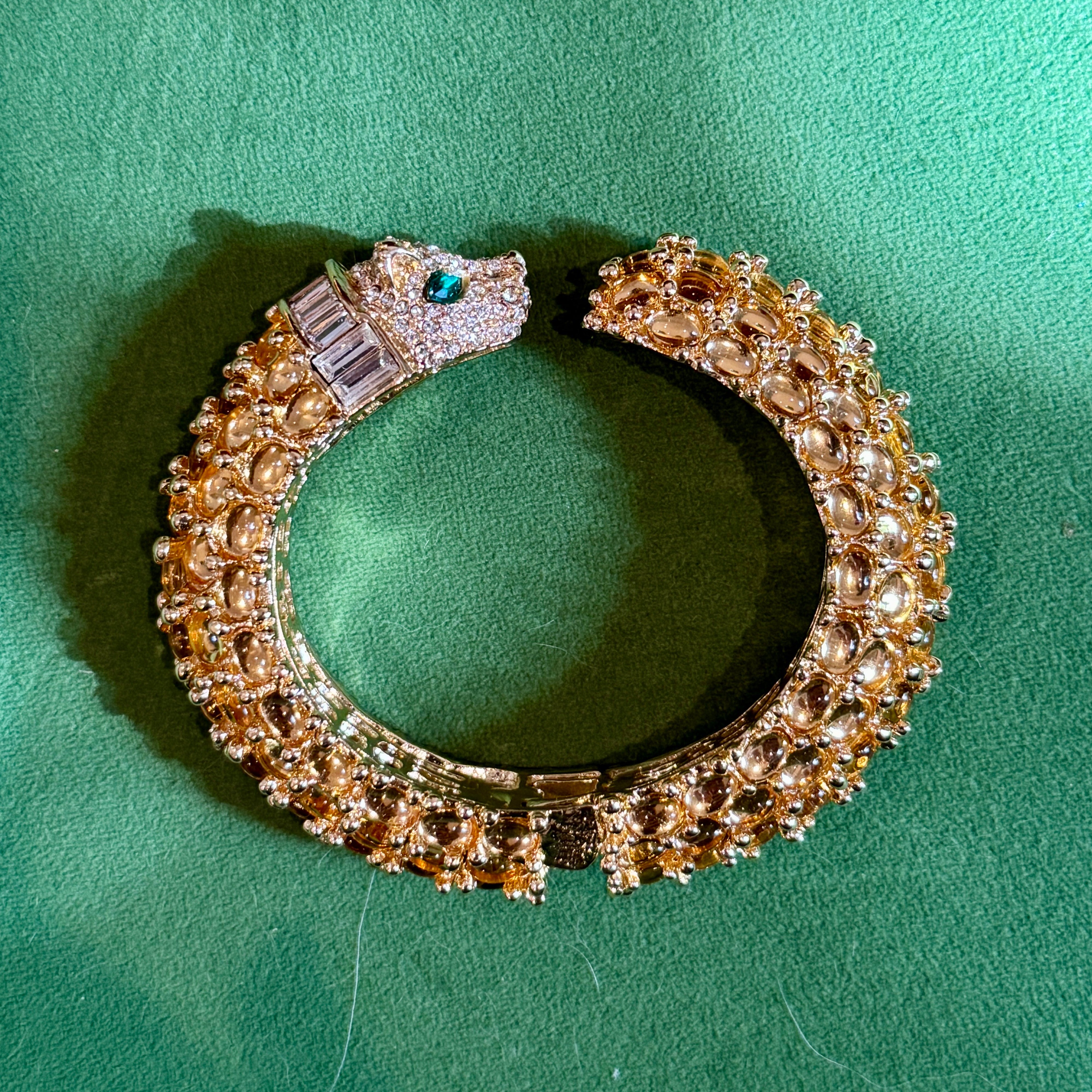Champagne Single Head Panther Bracelet