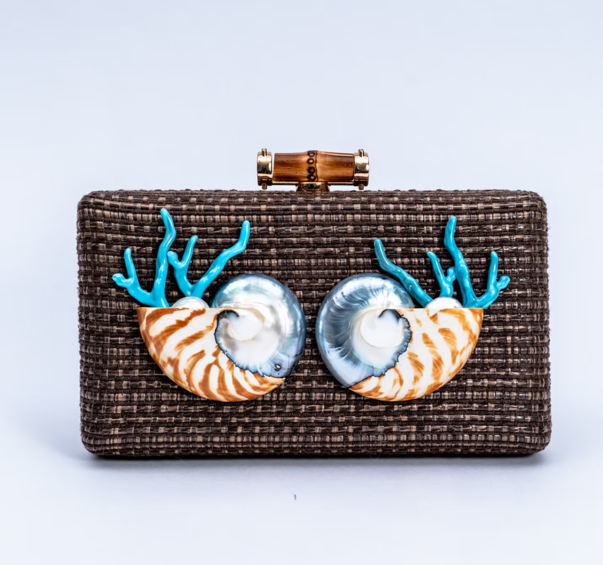 The Fiona Grasscloth Clutch