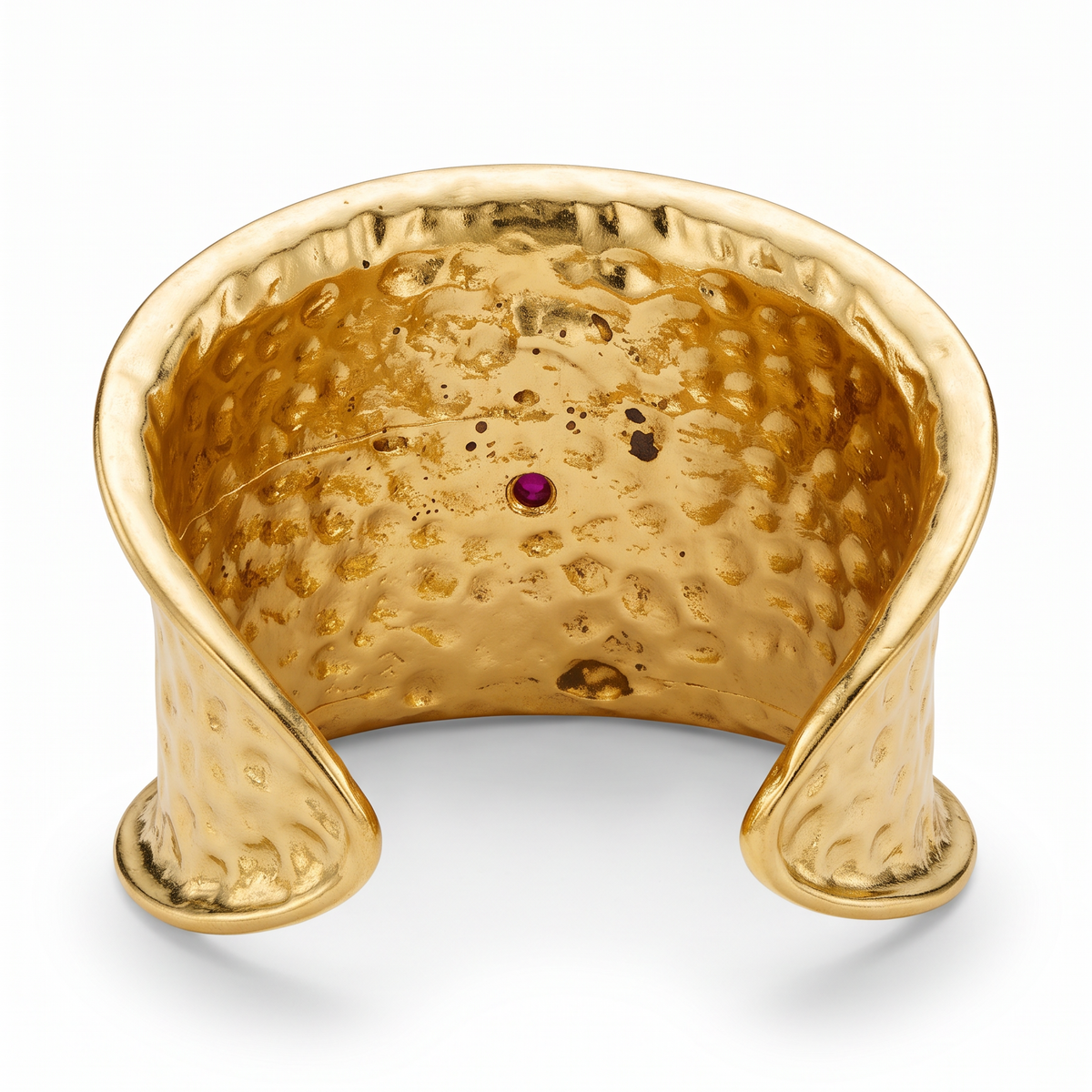 Vintage Signed Saint Laurent Gold-Tone Cuff