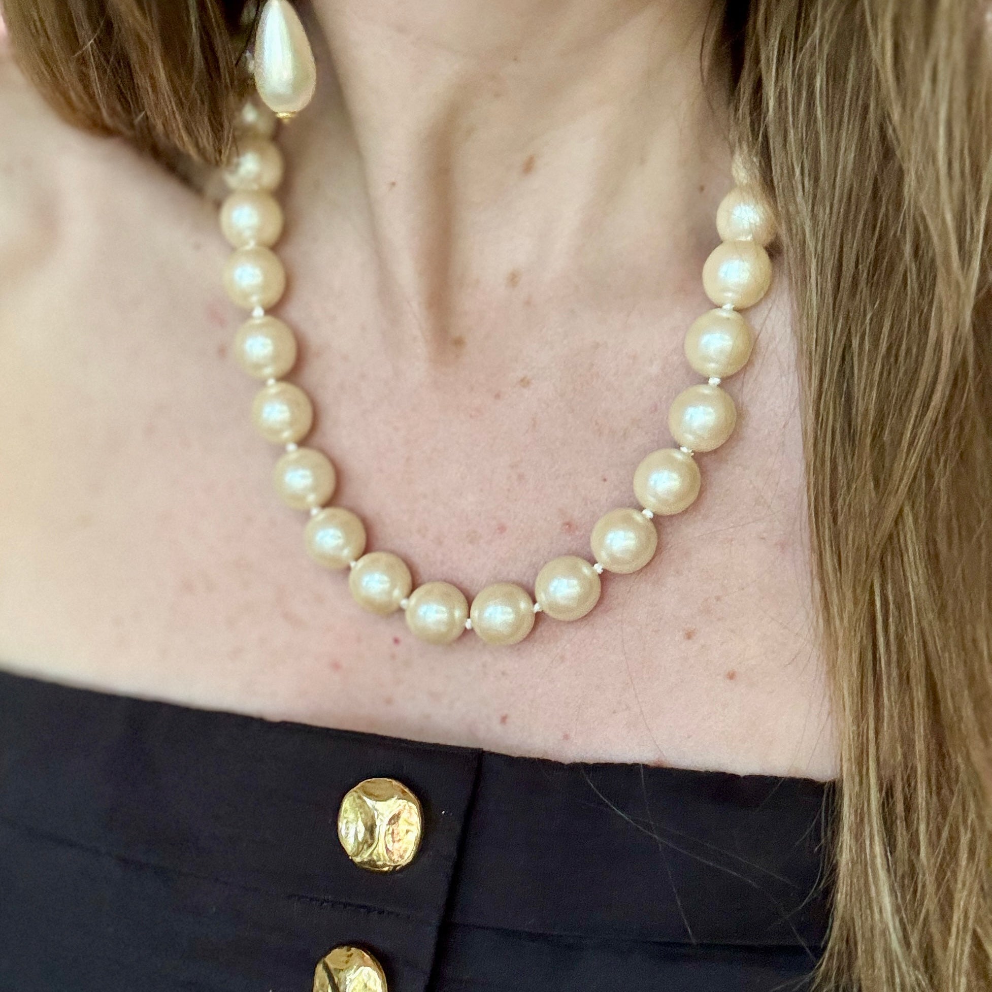 Italian Pearl Necklace