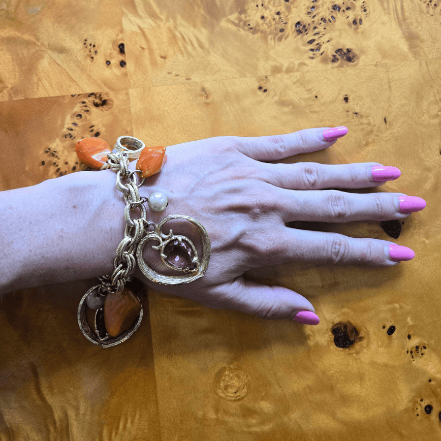 Vintage French Charm Bracelet