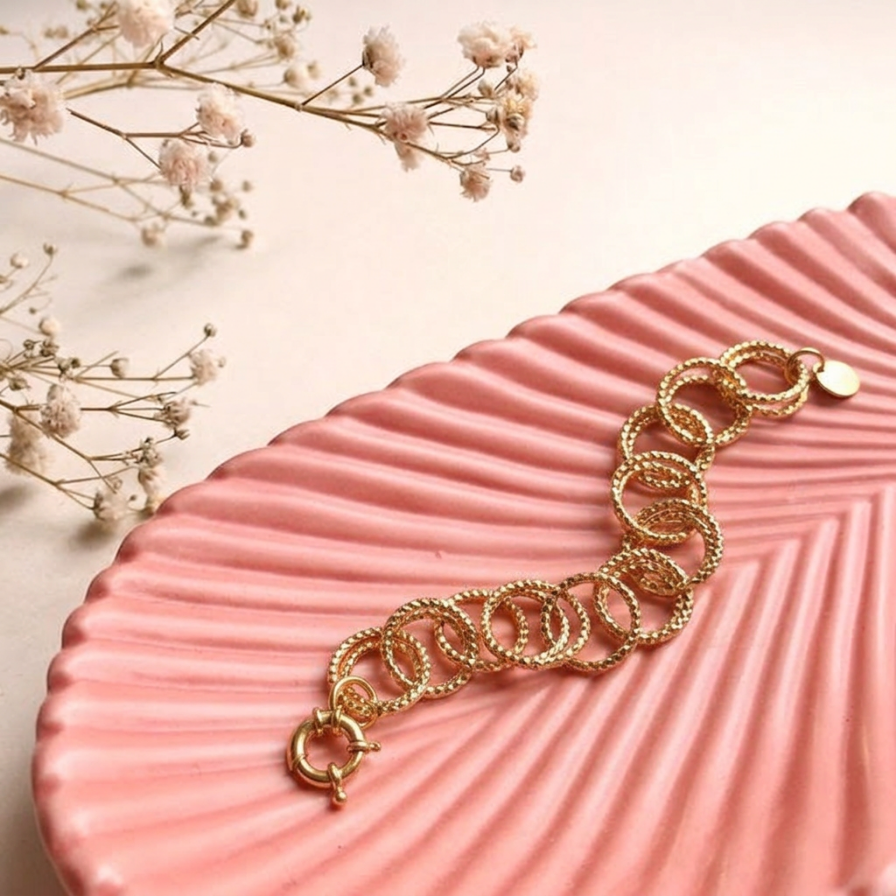 Vintage Gold Multi-Link Bracelet