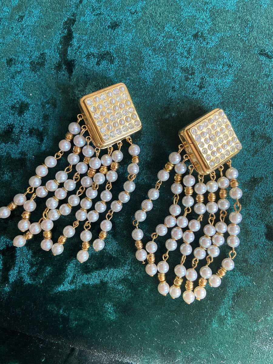 Folded Gold Statement Earrings, 18K Gold Plated Fashion Luxury Earring –  KesleyBoutique