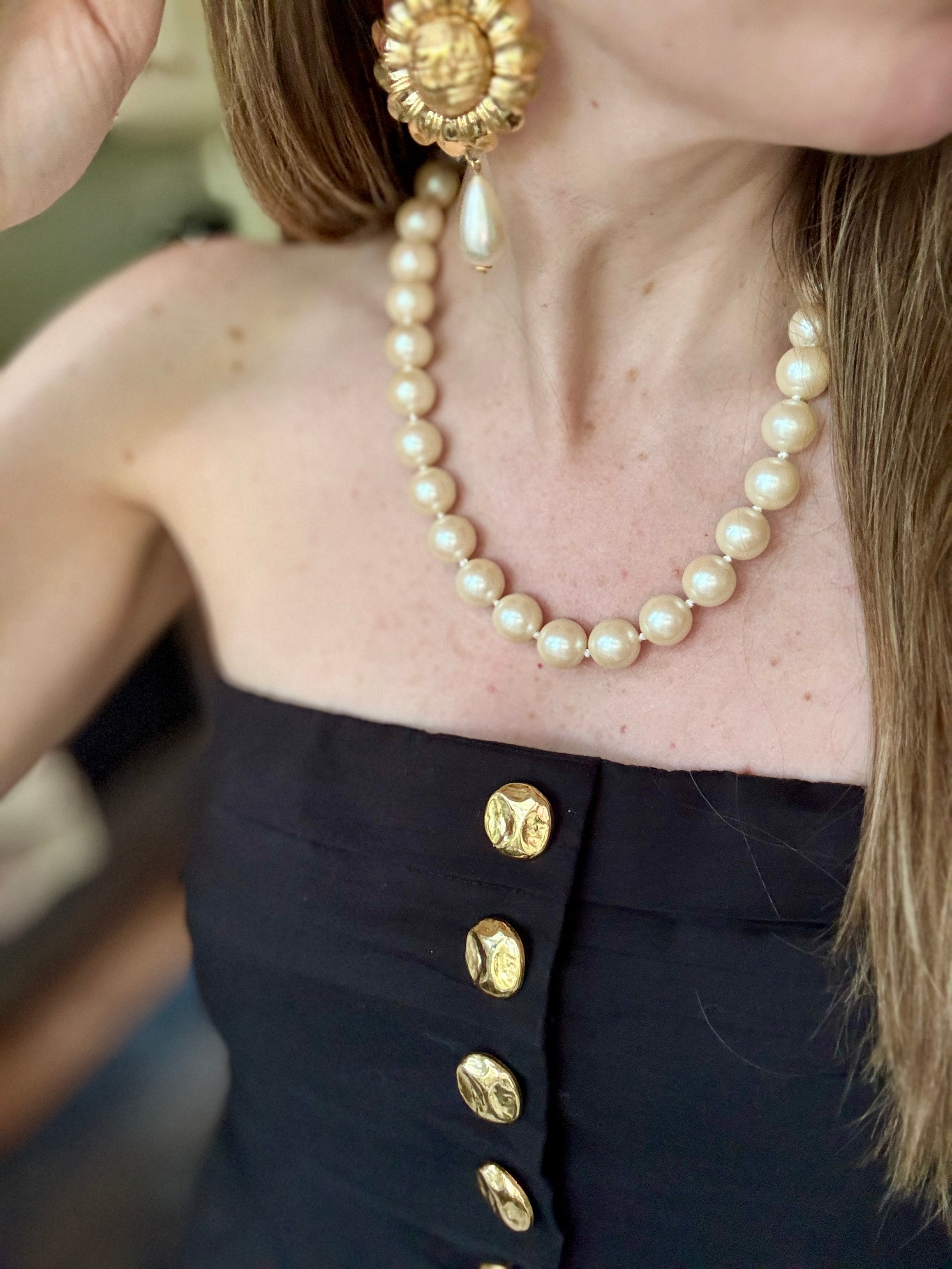 Italian Pearl Necklace