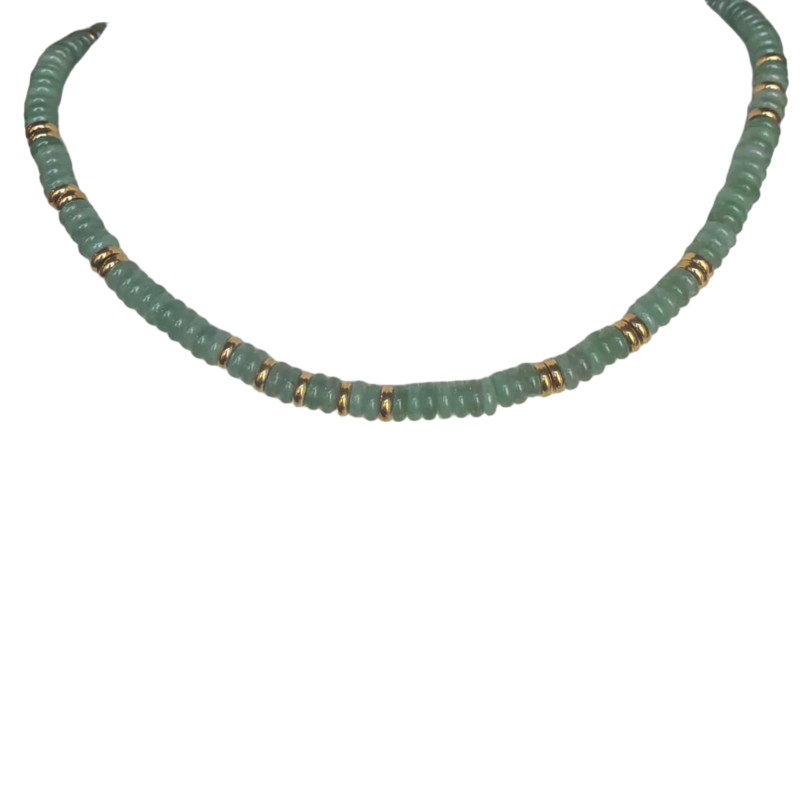 French Stone Beaded Necklace
