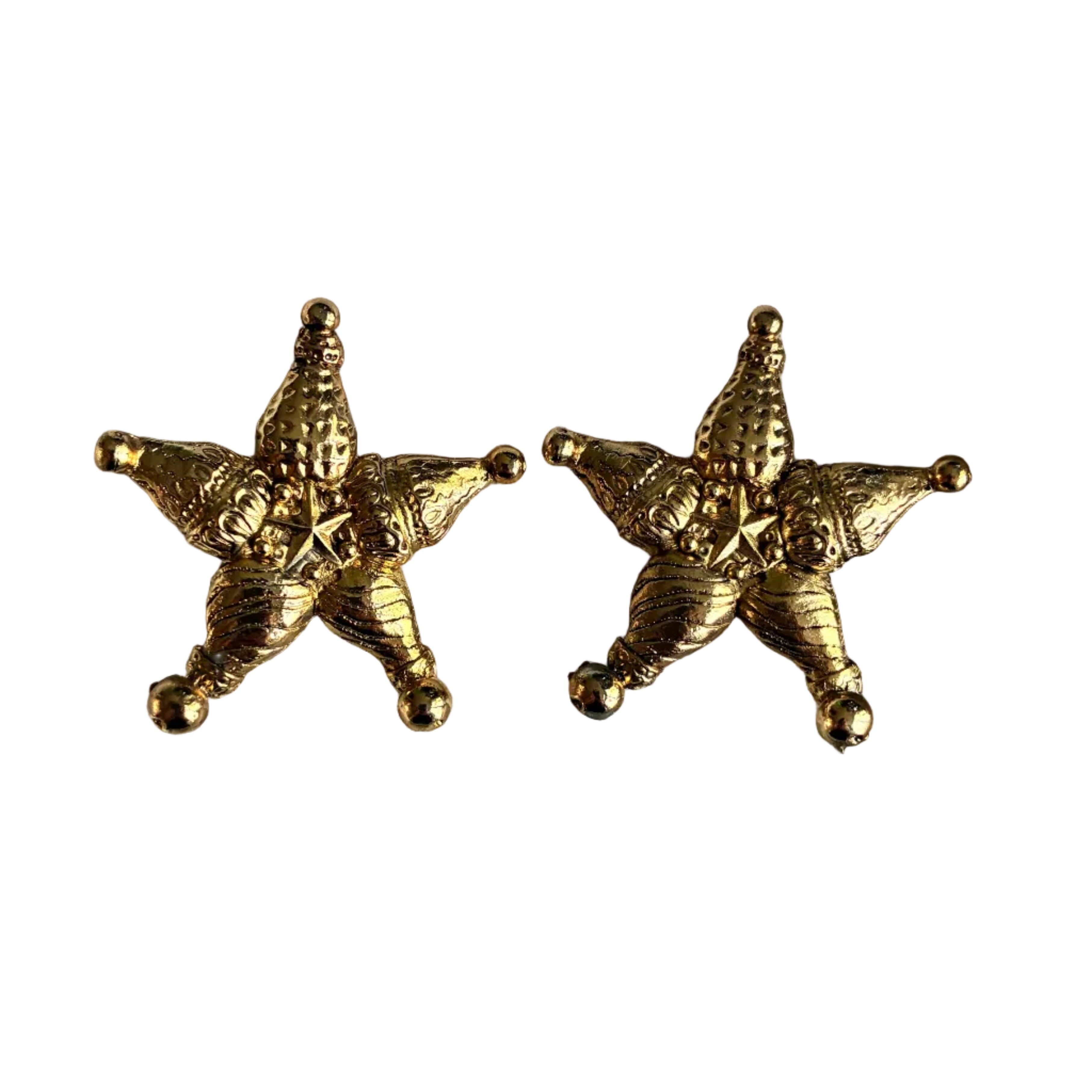 Vintage French Starfish Earrings