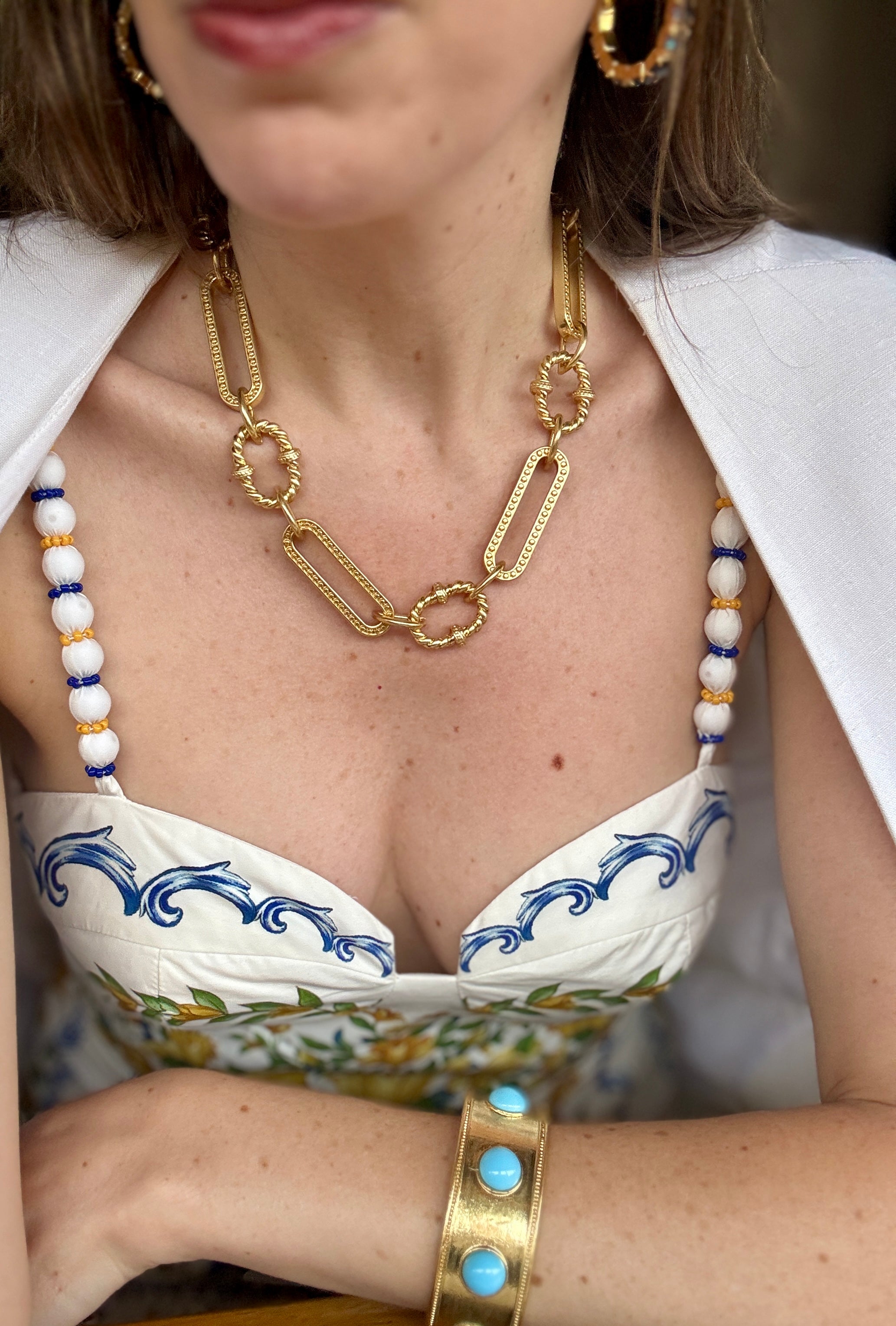 Milly Gold Toggle Necklace