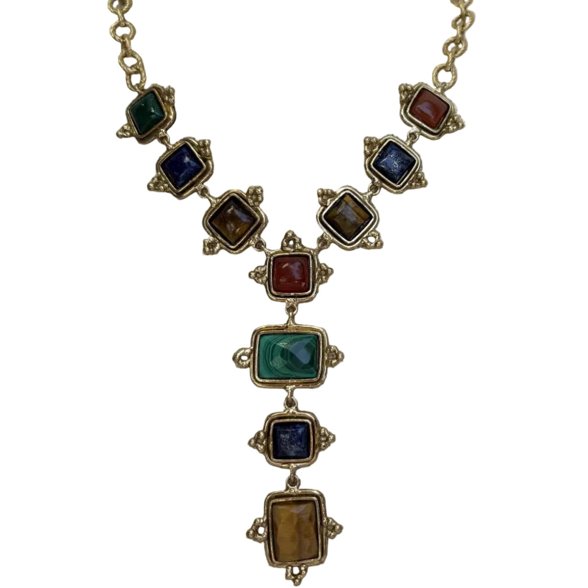 Niiki Paris Multi-Stone Gemstone Necklace