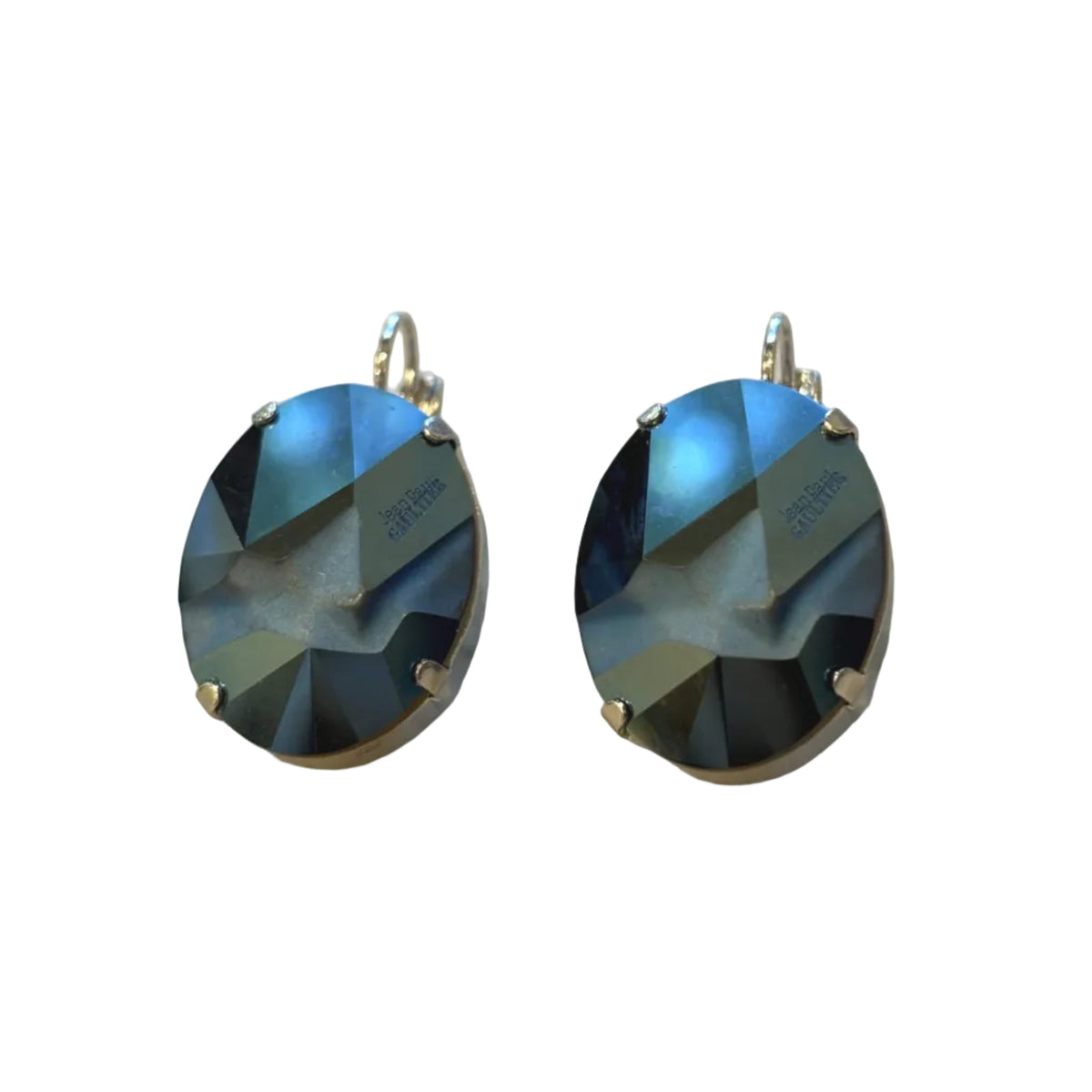 Jean Paul Gaultier Blue Crystal Post Earrings