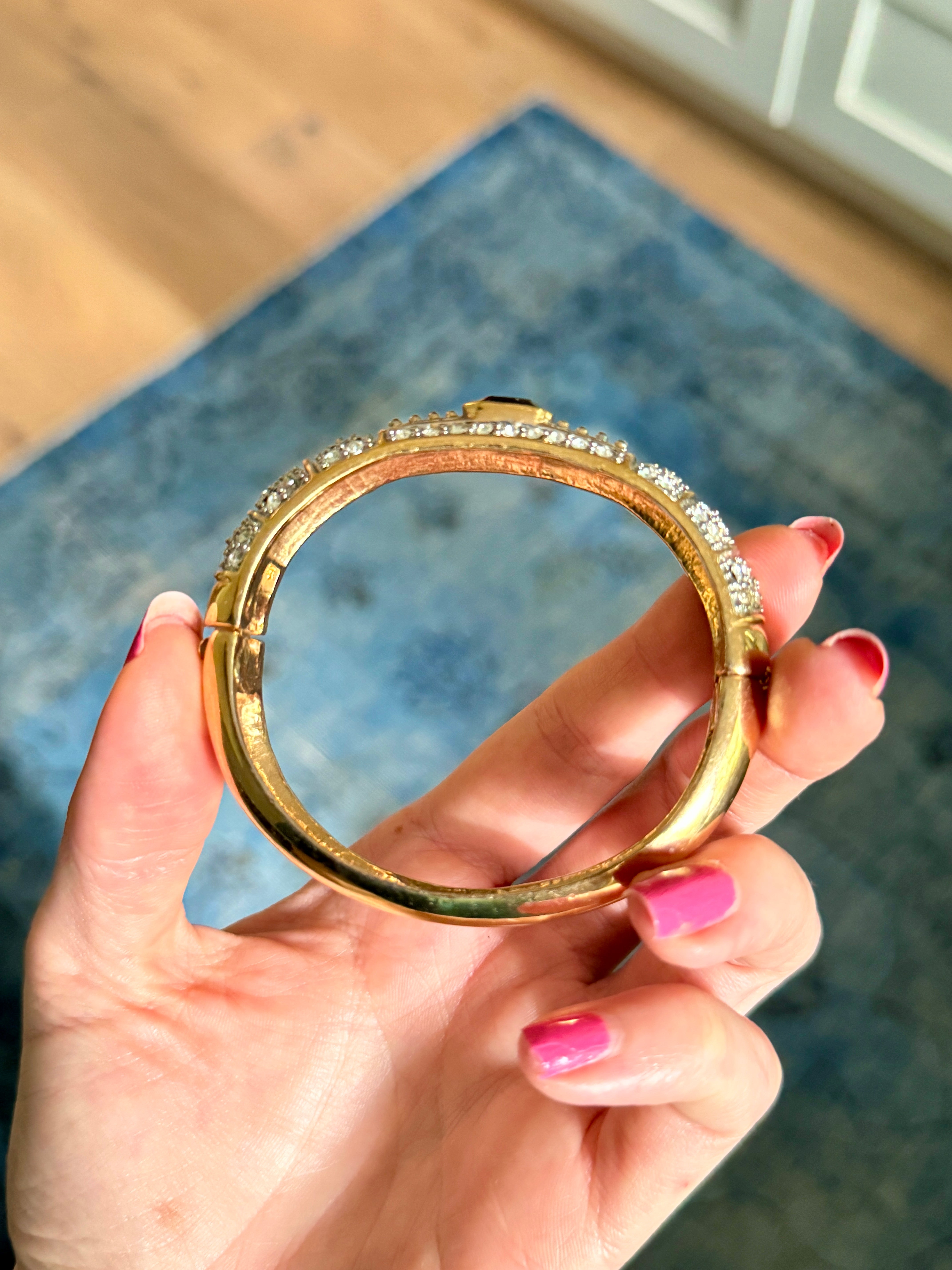 Vintage Mogul Purple Jewel Pave Bracelet