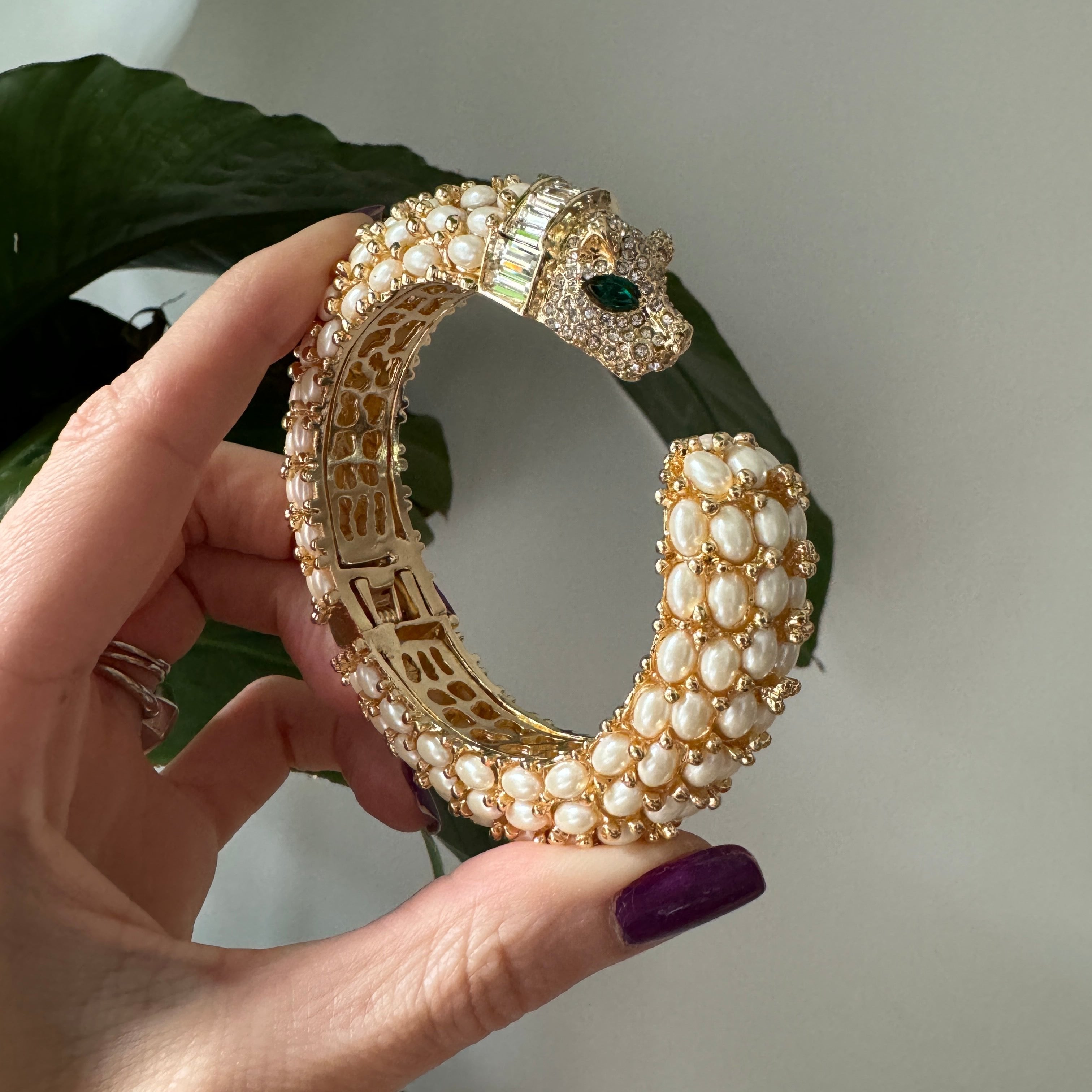 Pearl Panther Bracelet