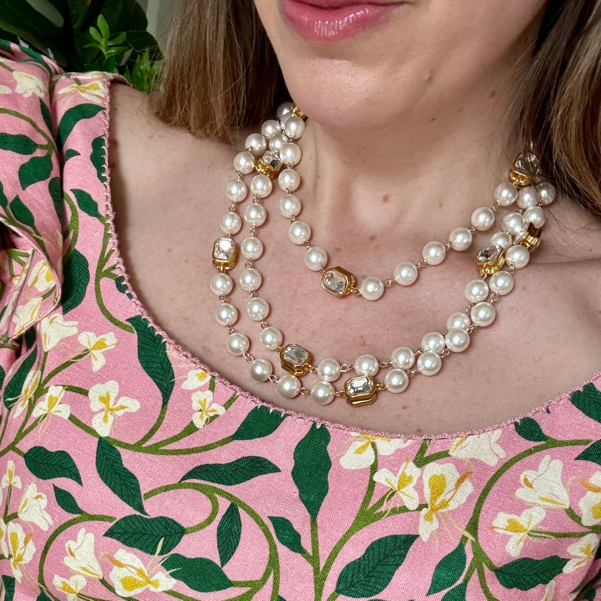 2024 Faux Pearl Necklace