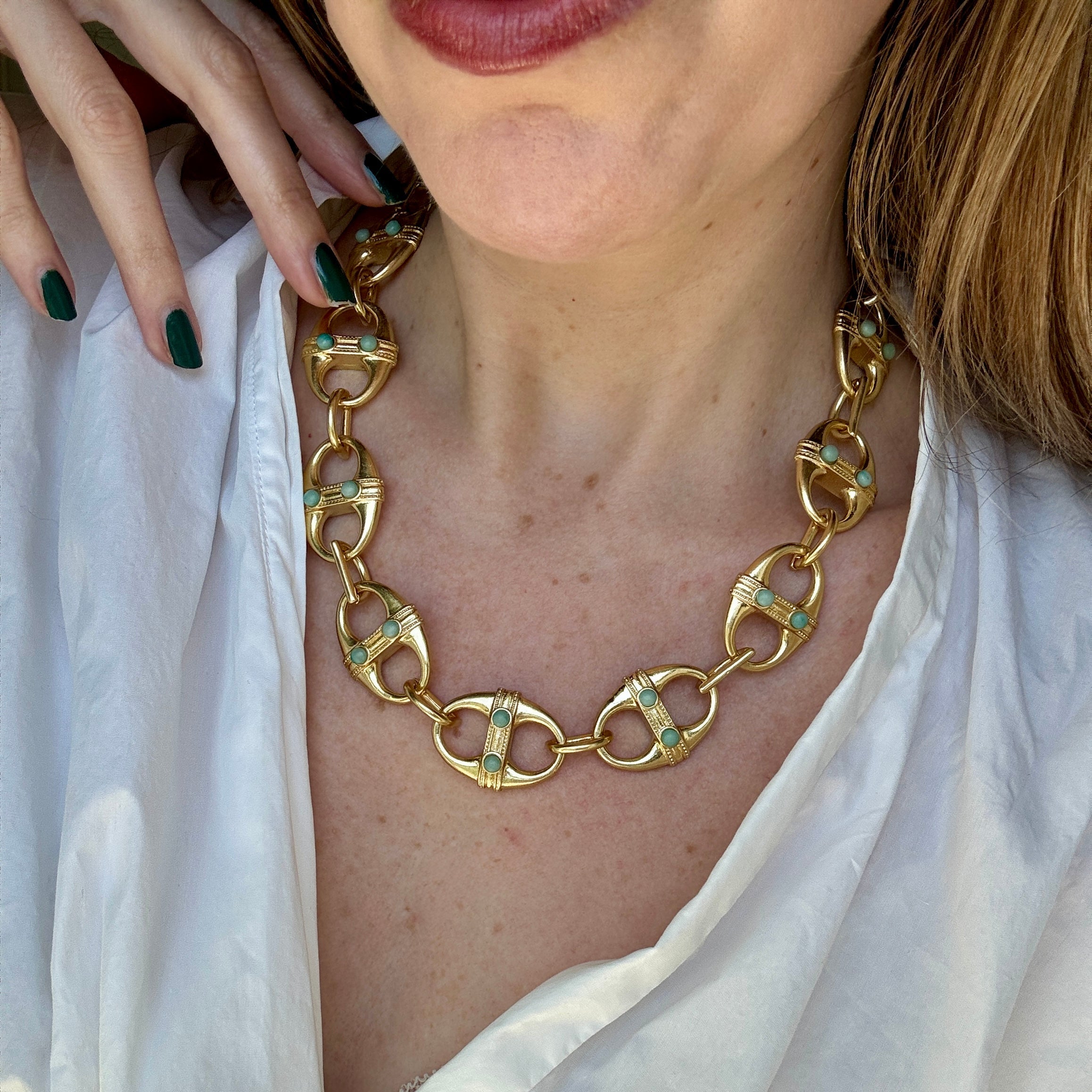 Olivia Gold Mariner Necklace