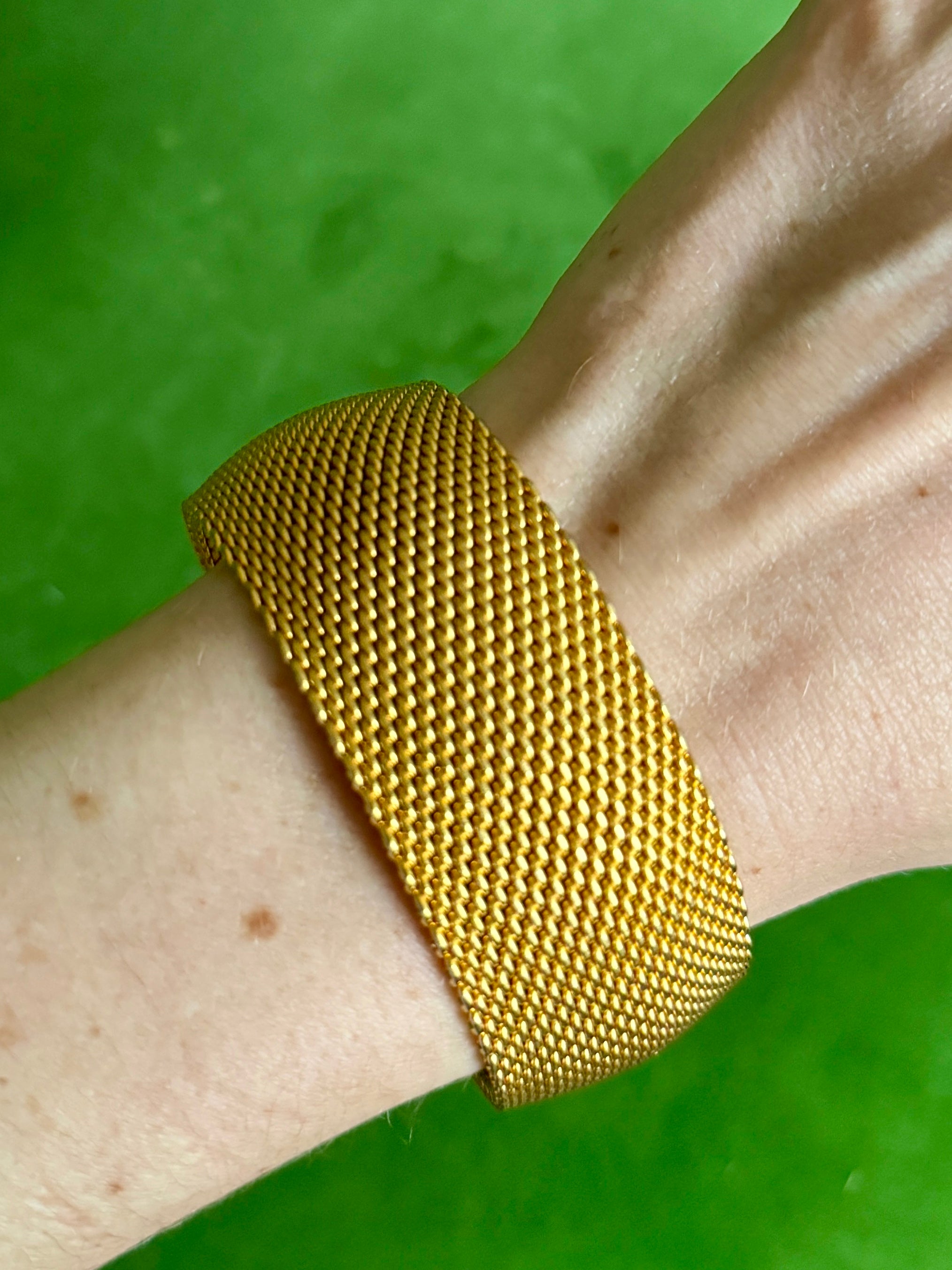 70s Gold Mesh Bracelet