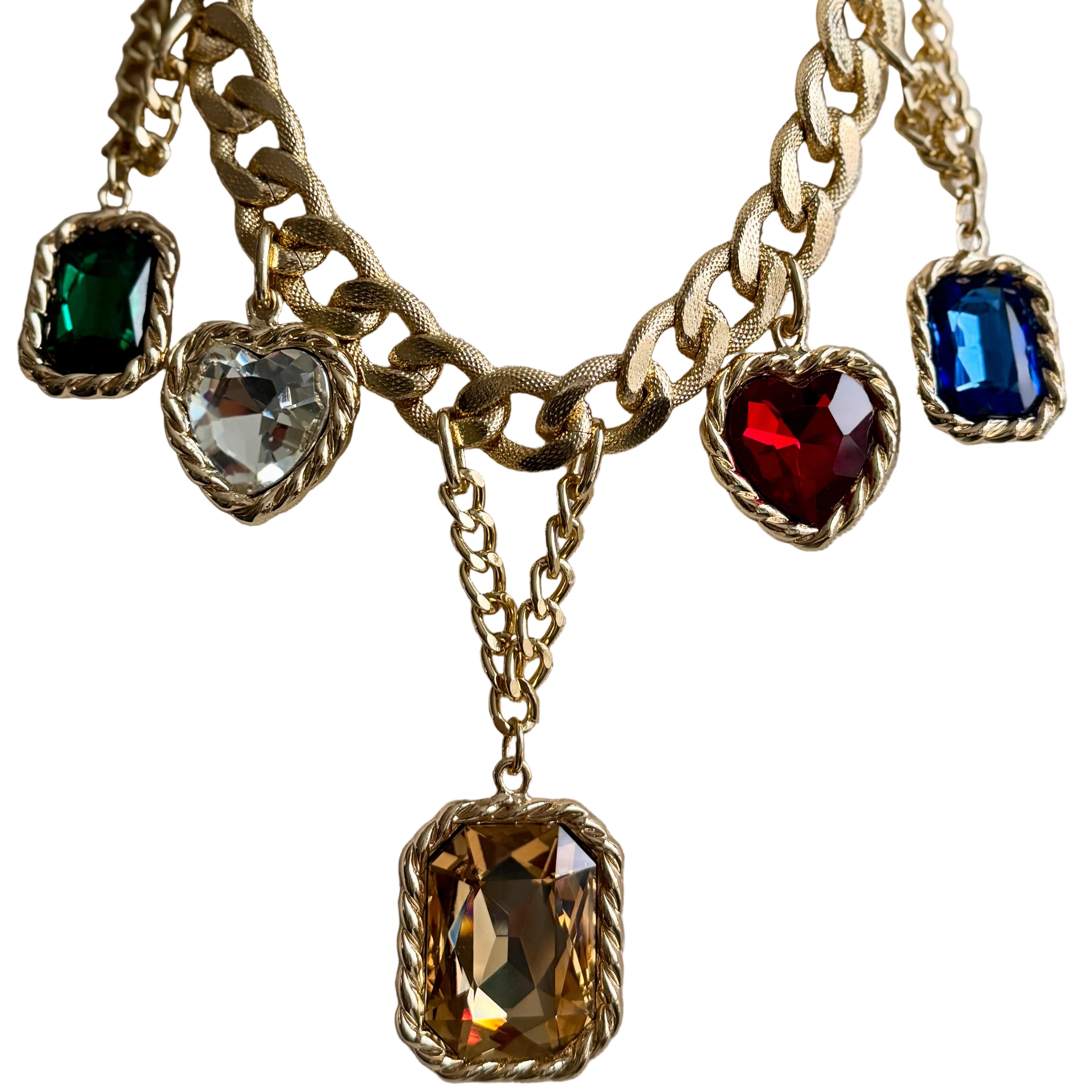 French Jewel Chain Belt / Necklace