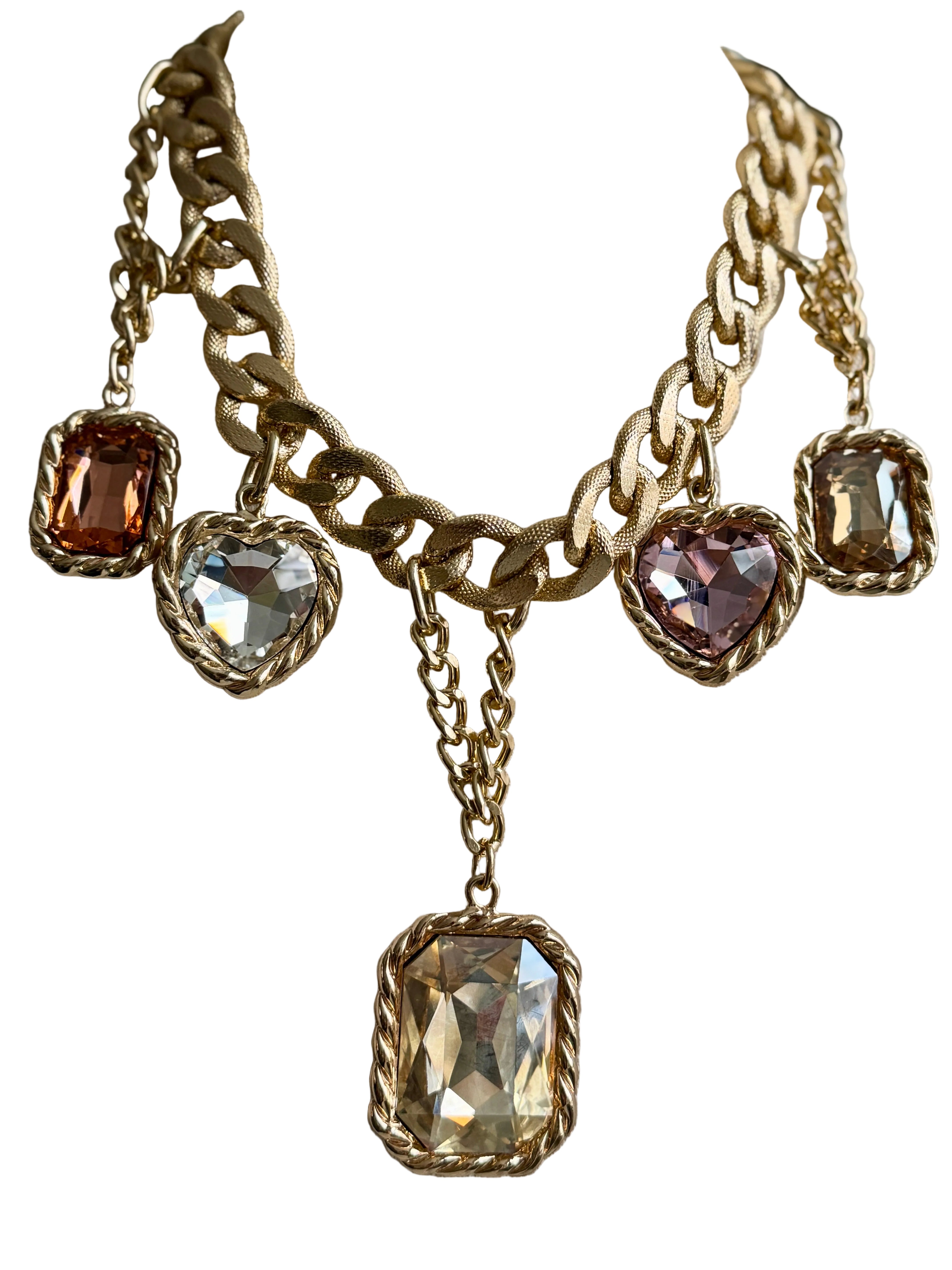 French Jewel Chain Belt / Necklace