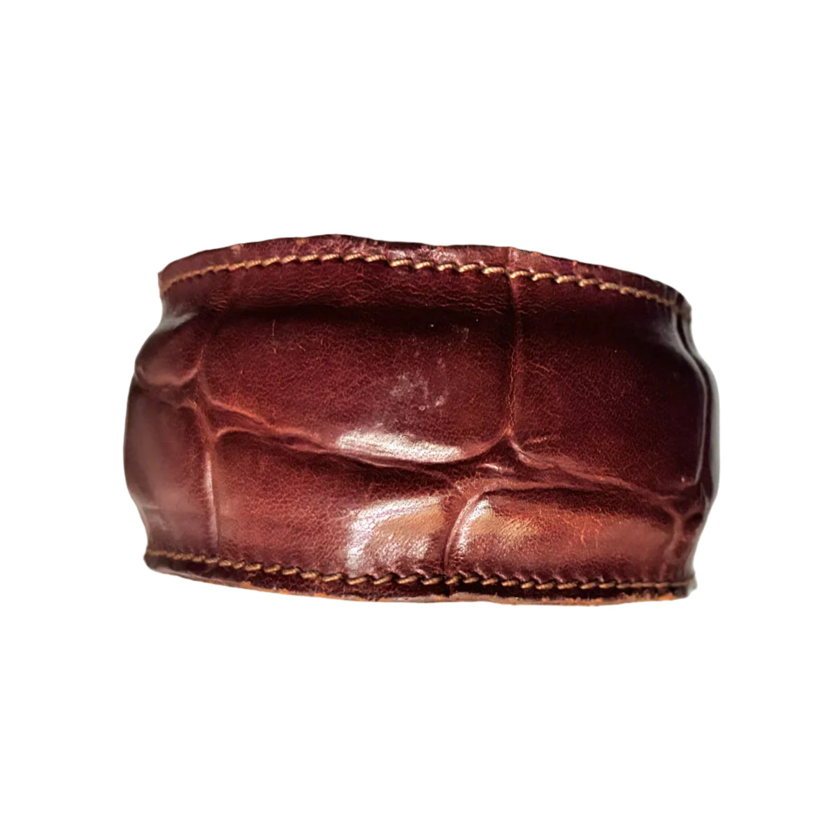 Vintage 80s Banana Republic Genuine Leather Bangle