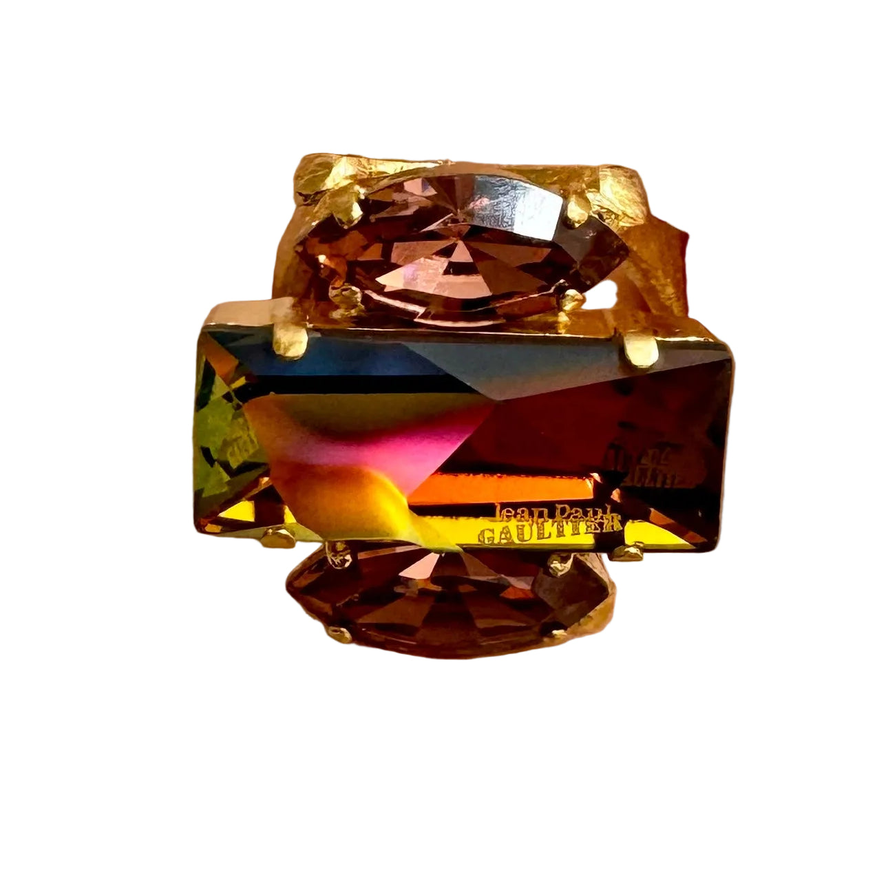 Jean Paul Gaultier x Swarovski Crystal Ring Volcano or Champagne