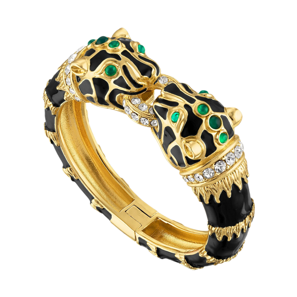 PANTHERE FULL DIAMOND OPEN BRACELET