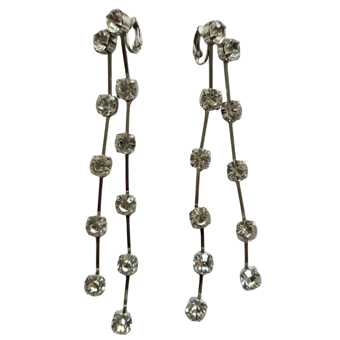 Vintage KJL Crystal Earrings
