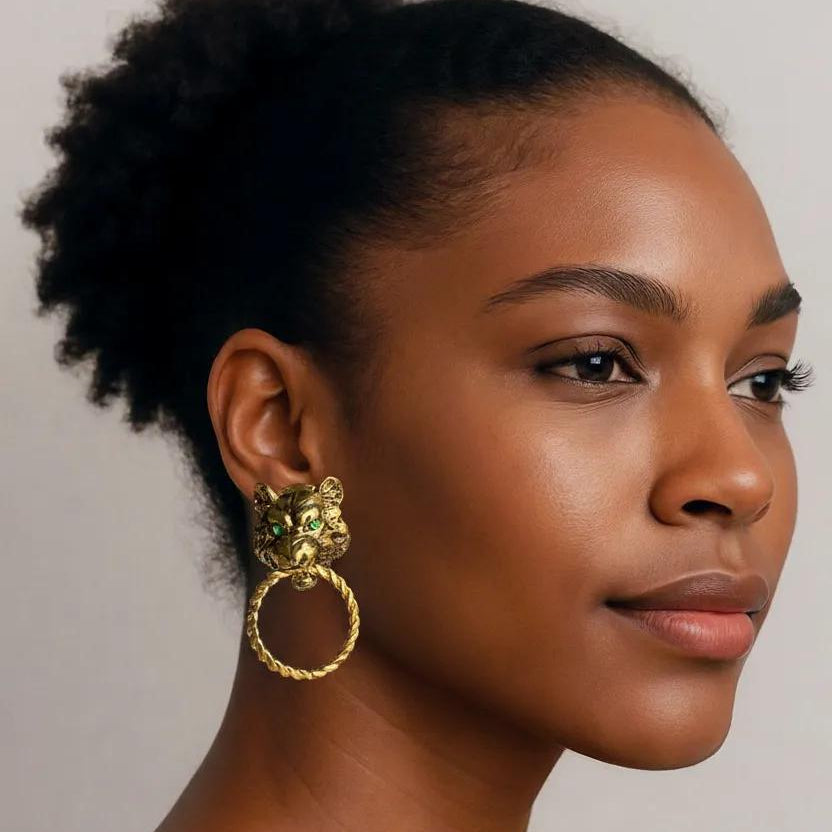 Remy Panther Earrings