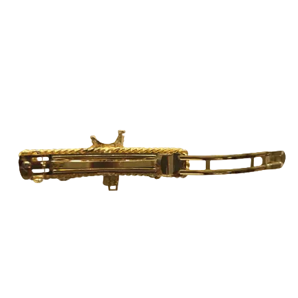 Vintage Golden Saddle Hair Clip